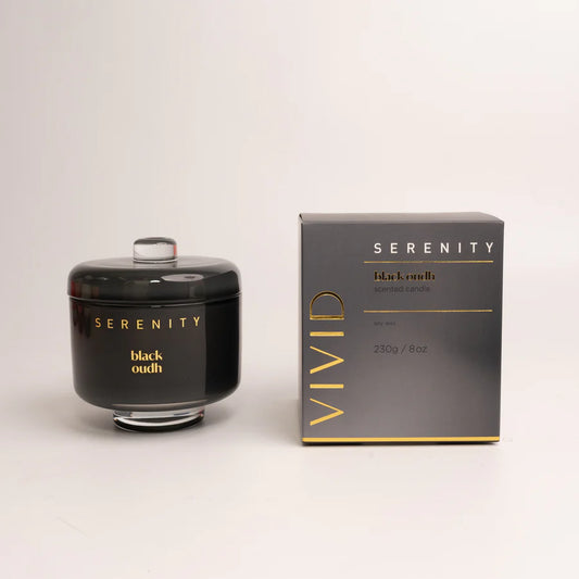 VIVID BLACK OUDH 230G CANDLE