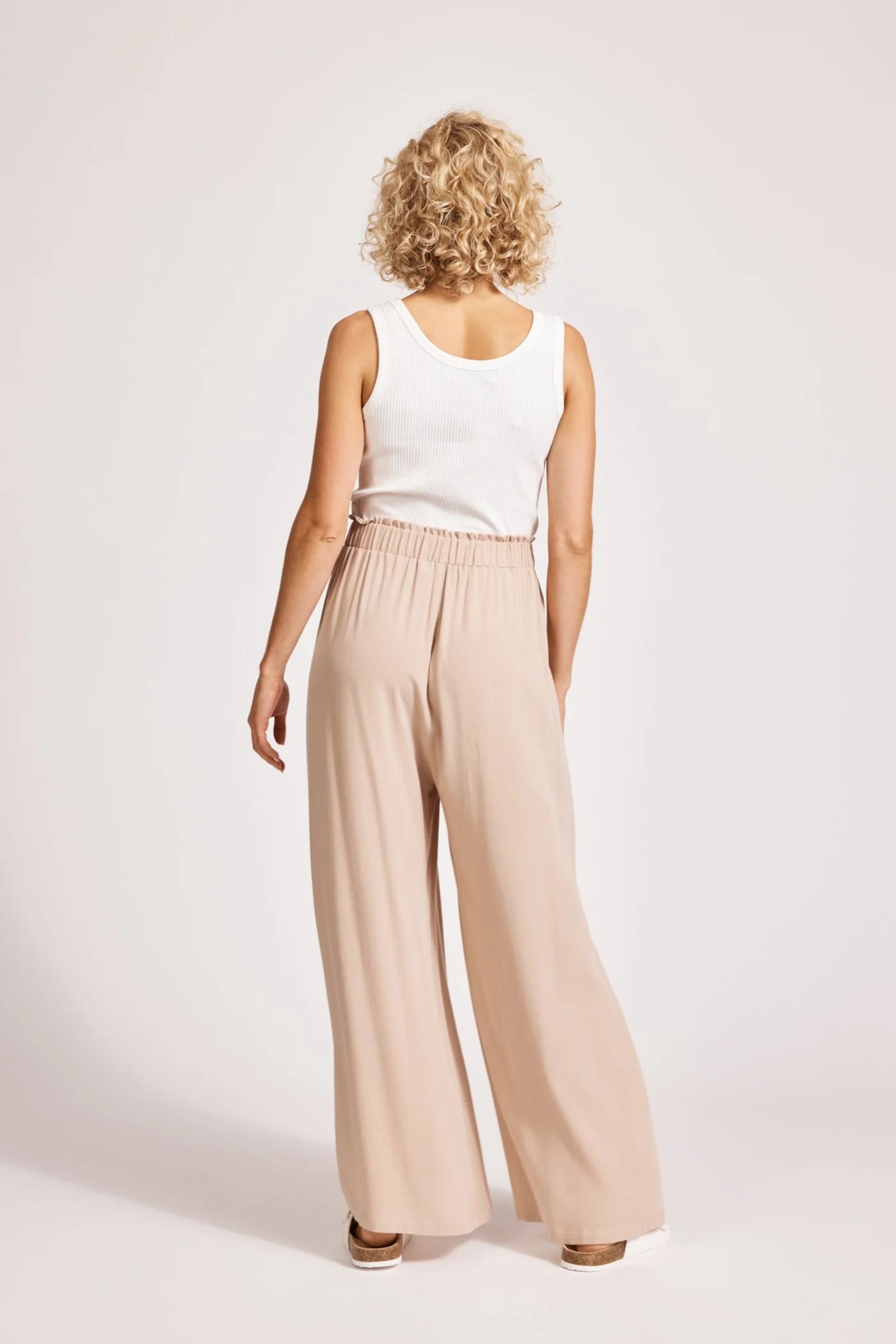 ALEGRIA PALAZZO PANT - STONE by eb&ive