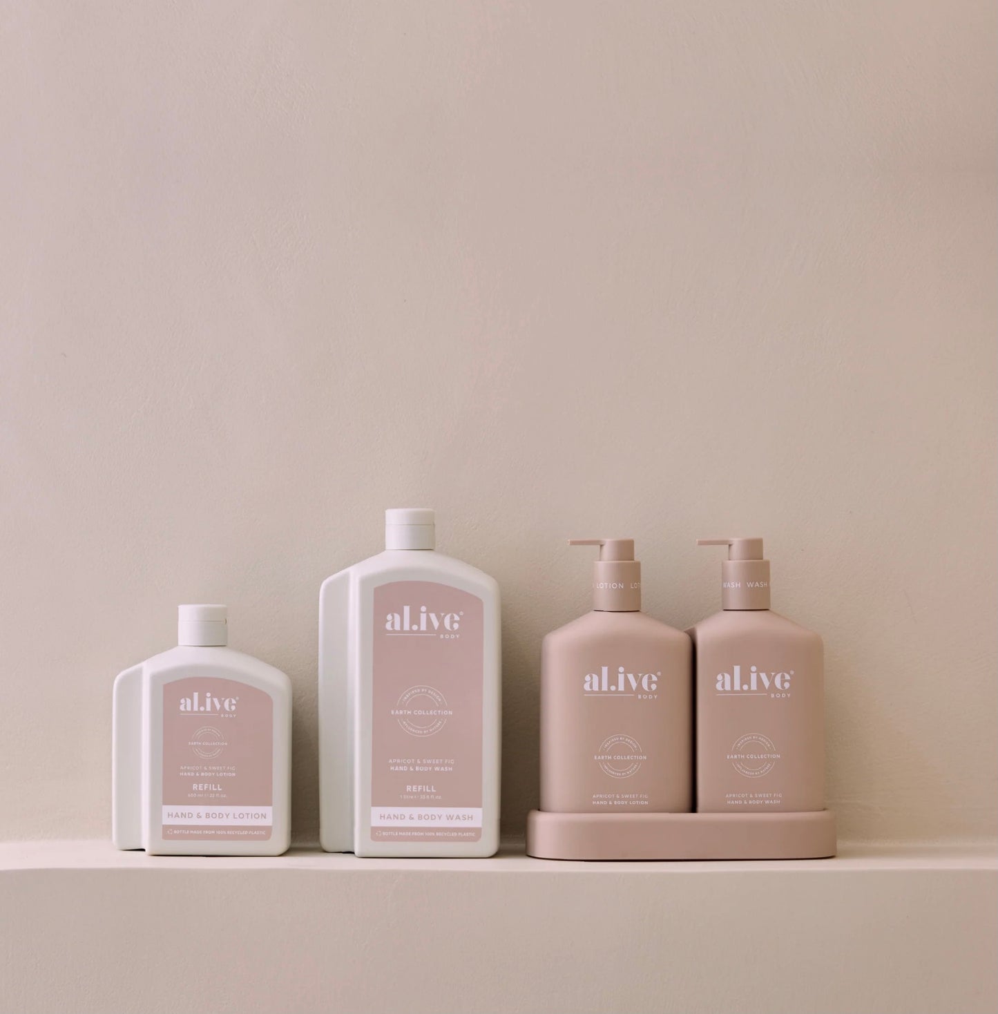 Alive Body Refill Wash - Apricot & Sweet Fig