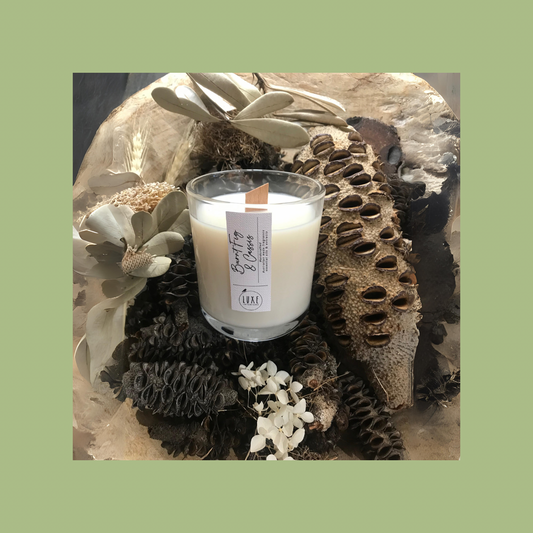 Burnt Fig & Cassis Wood Wick Candle