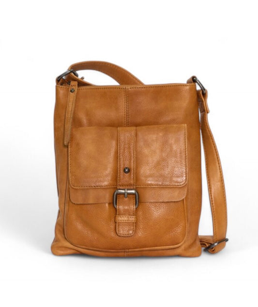 Rugged Hide Audrina Bag - Tan