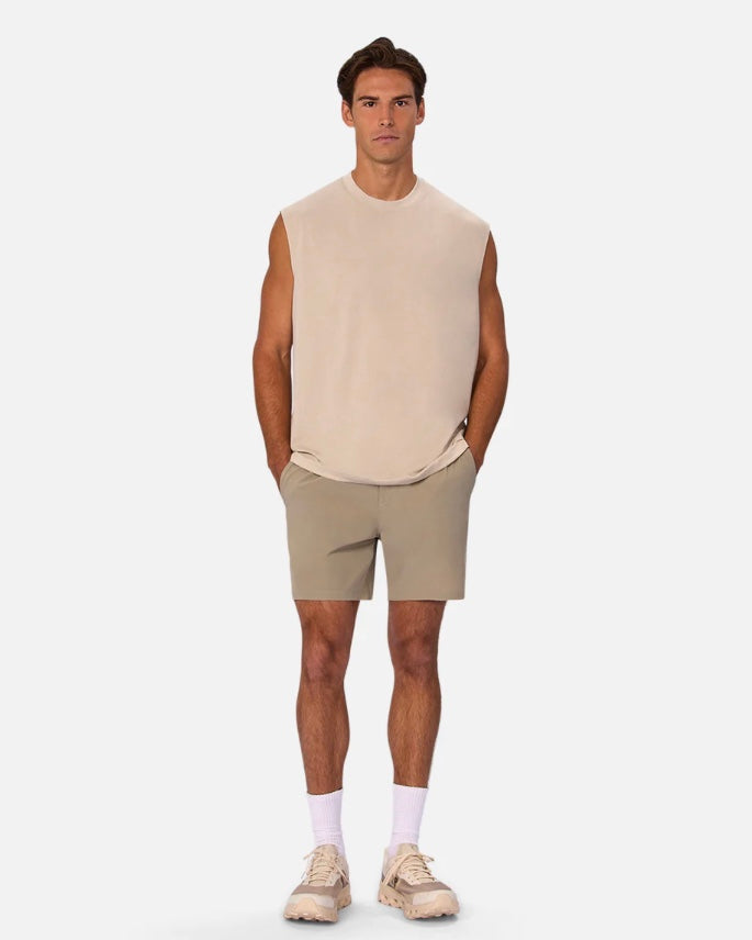 The Freeman Sleeveless Tee - Dune by Industrie clothing