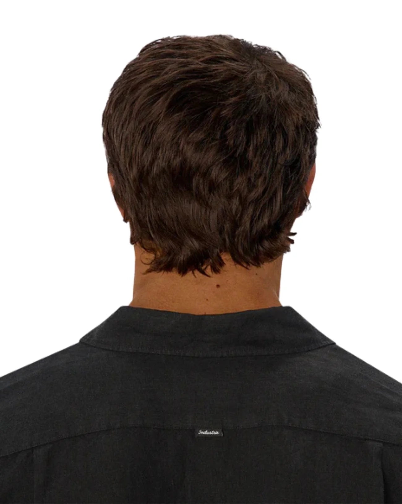 The St Martins Long Sleeve Linen Shirt - Black by Industrie Clothing
