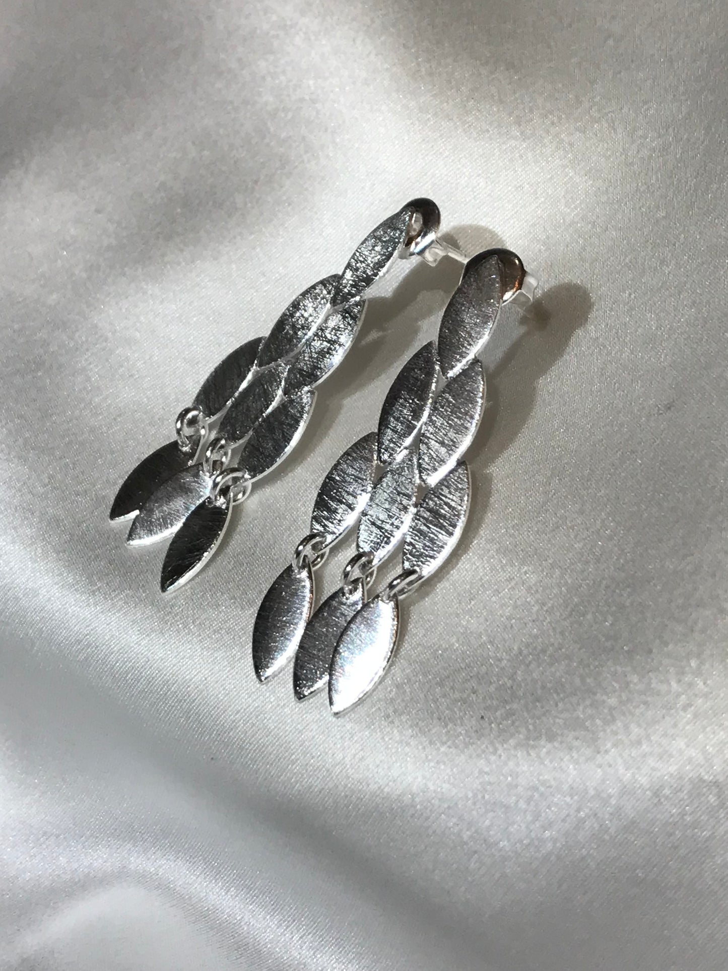 Silver Wash Earrings by Melanie Woods