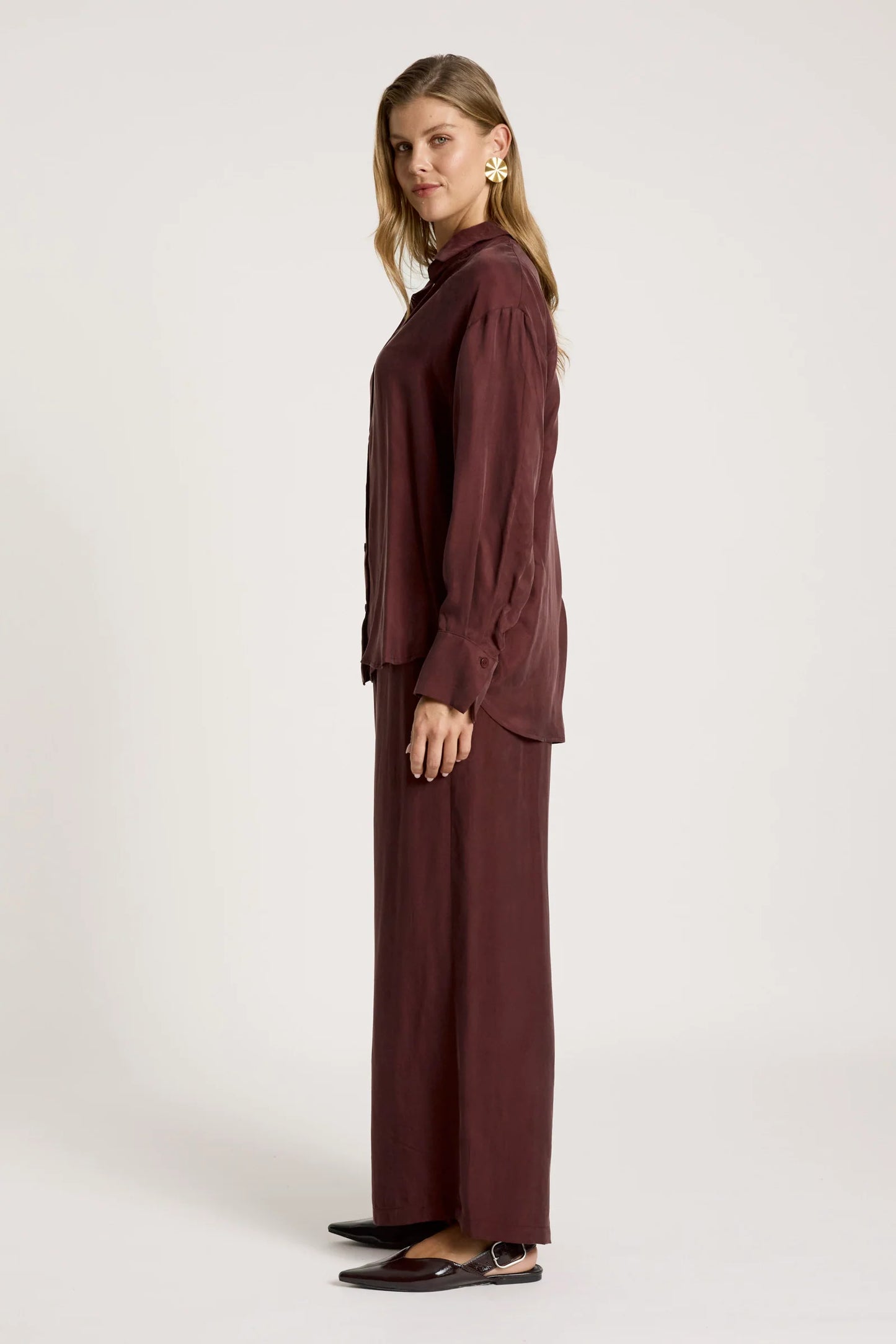 CALISTA SHIRT - MAHOGANY by Eb&ive