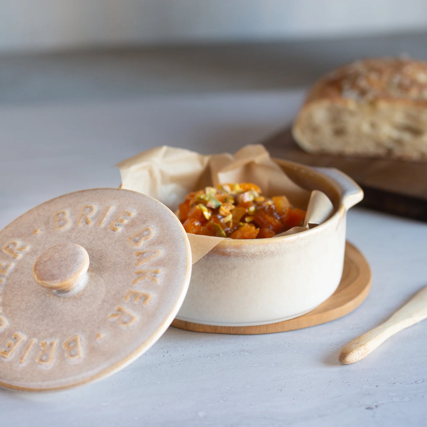 Loire Cer Brie Baker - Olive or Natural