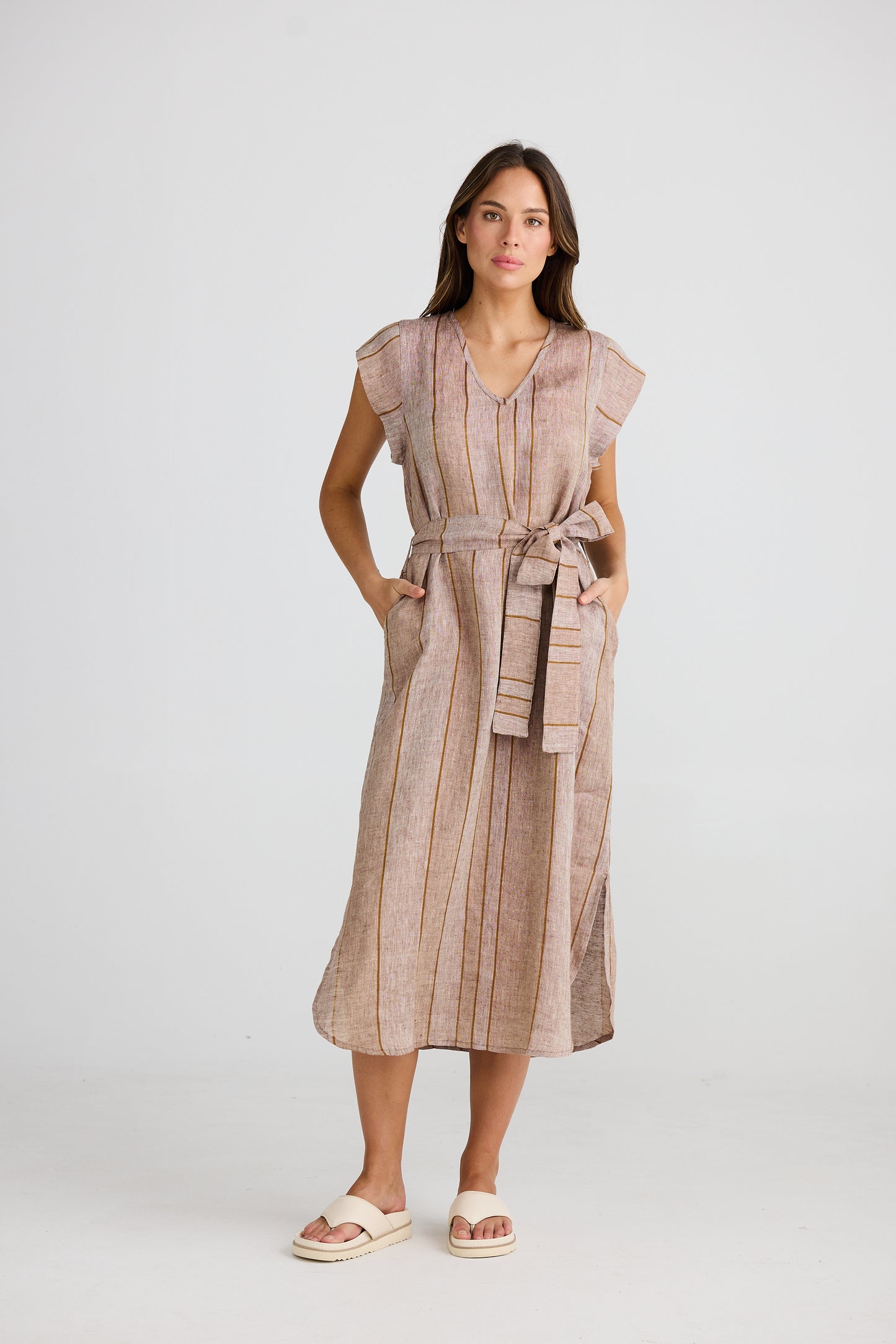 Sebou Dress by The Shanty - Diego Stripe