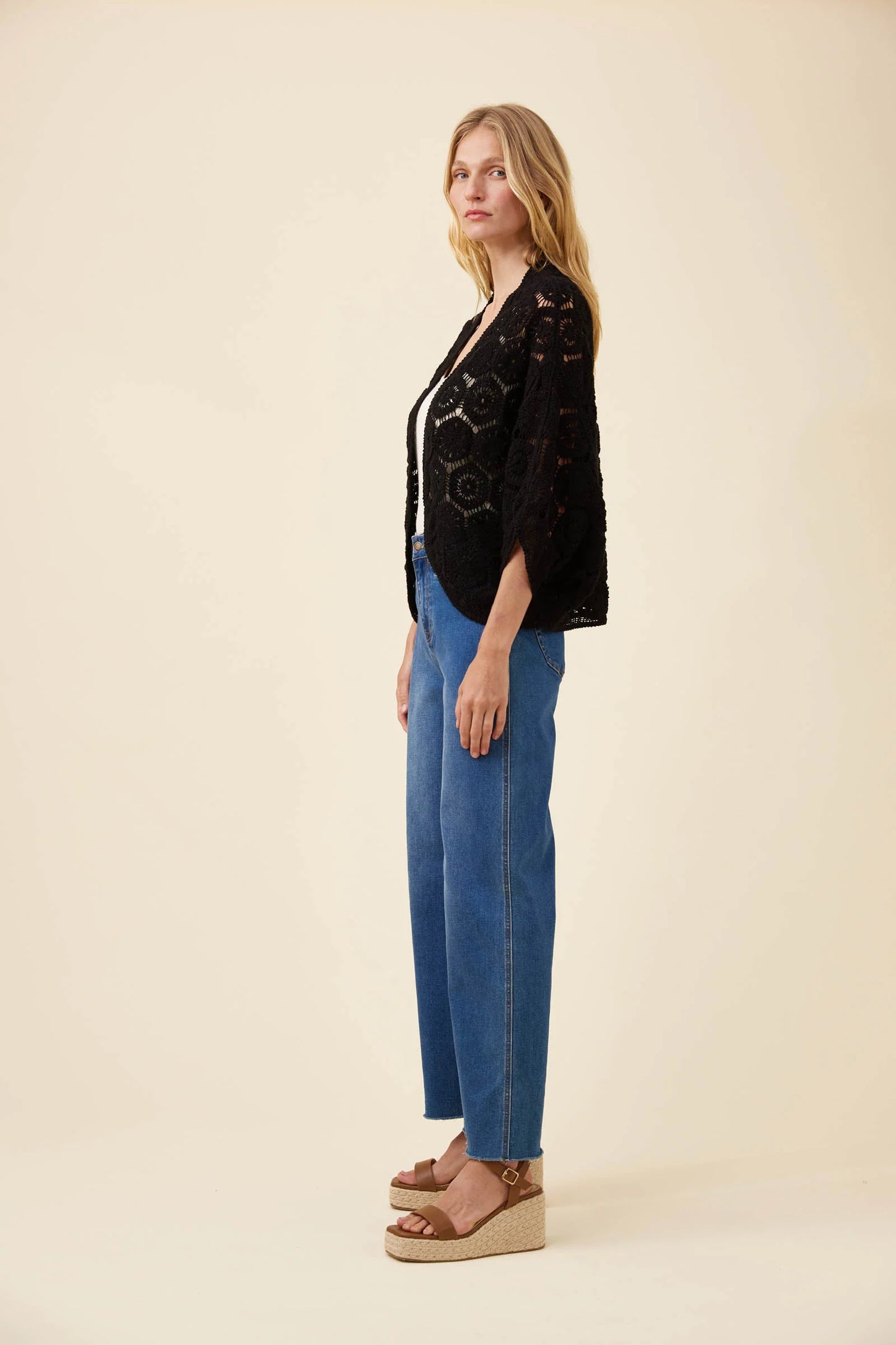 Maggie Crochet Cape by isle of mine - 3 colours available