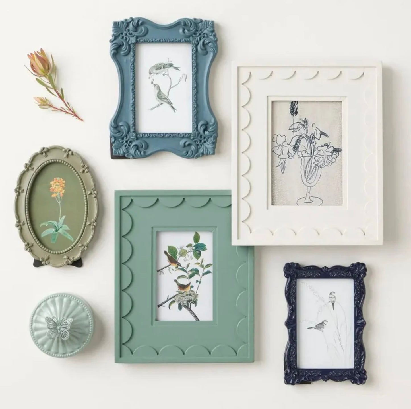 Willow Photo Frame 5x7 - Cream