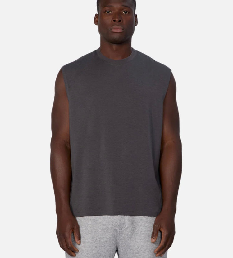 The Freeman Sleeveless Tee - Onyx by Industrie clothing