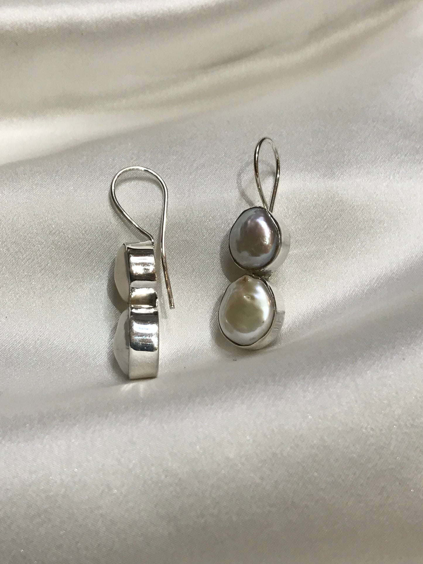 Coin Pearl Earrings Lux by Melanie Woods