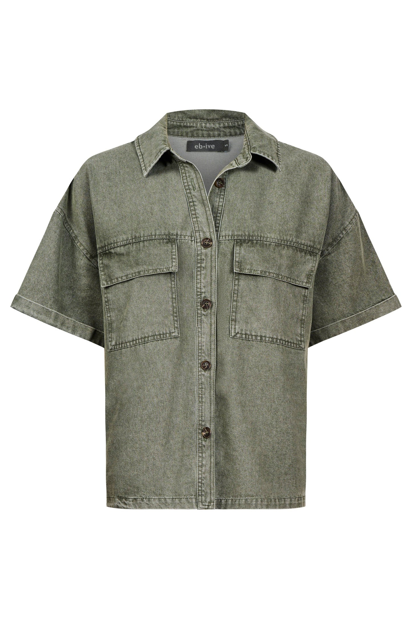 BODHI DENIM SHIRT - OLIVE by Eb&ive