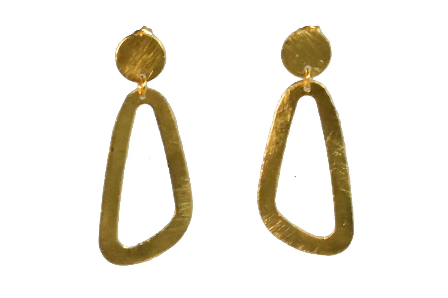 Euro Gold Earrings by Melanie Woods