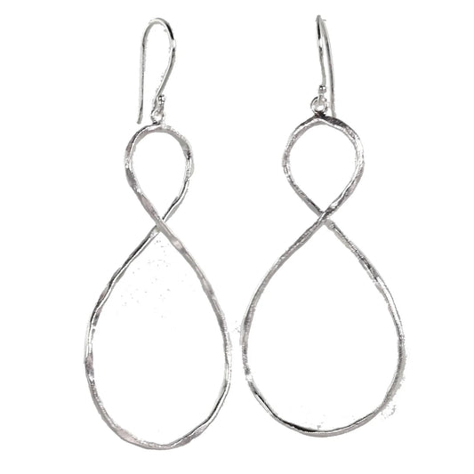 Silver Wash Earrings by Melanie Woods