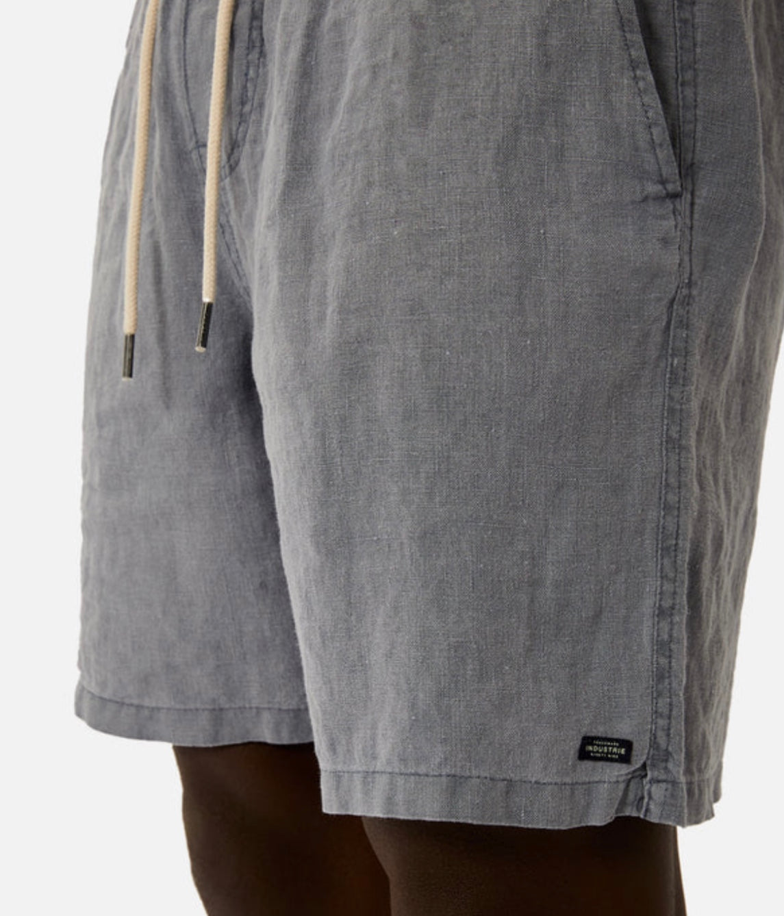 The Marina Linen Short - OD Mid Indigo by Industrie Clothing