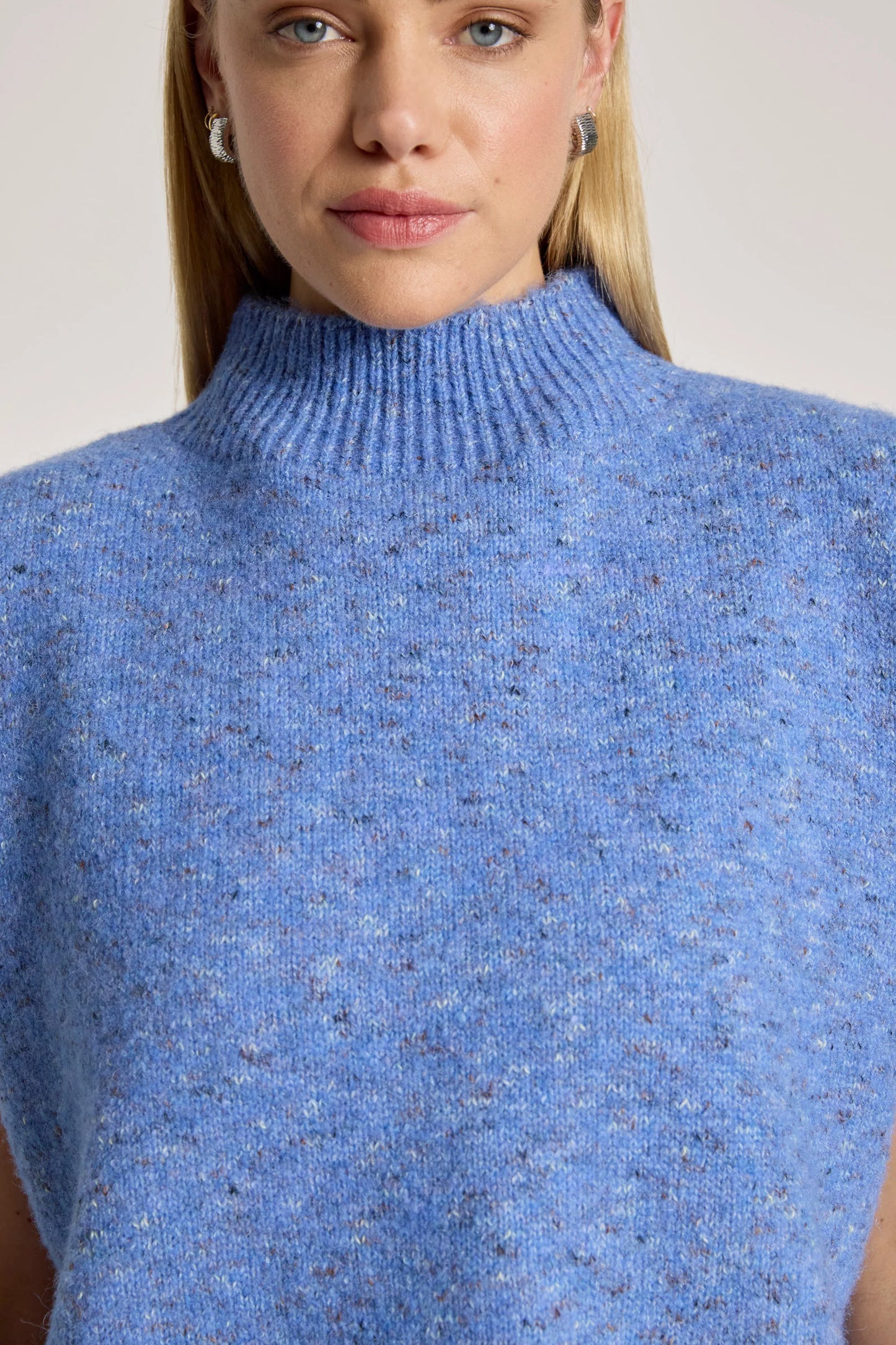 ZARDA KNIT VEST - LAKE by Eb&ive