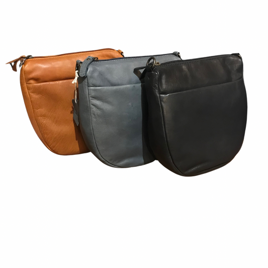 Rugged Hide Patty Cross Body Bag- 3 Colours