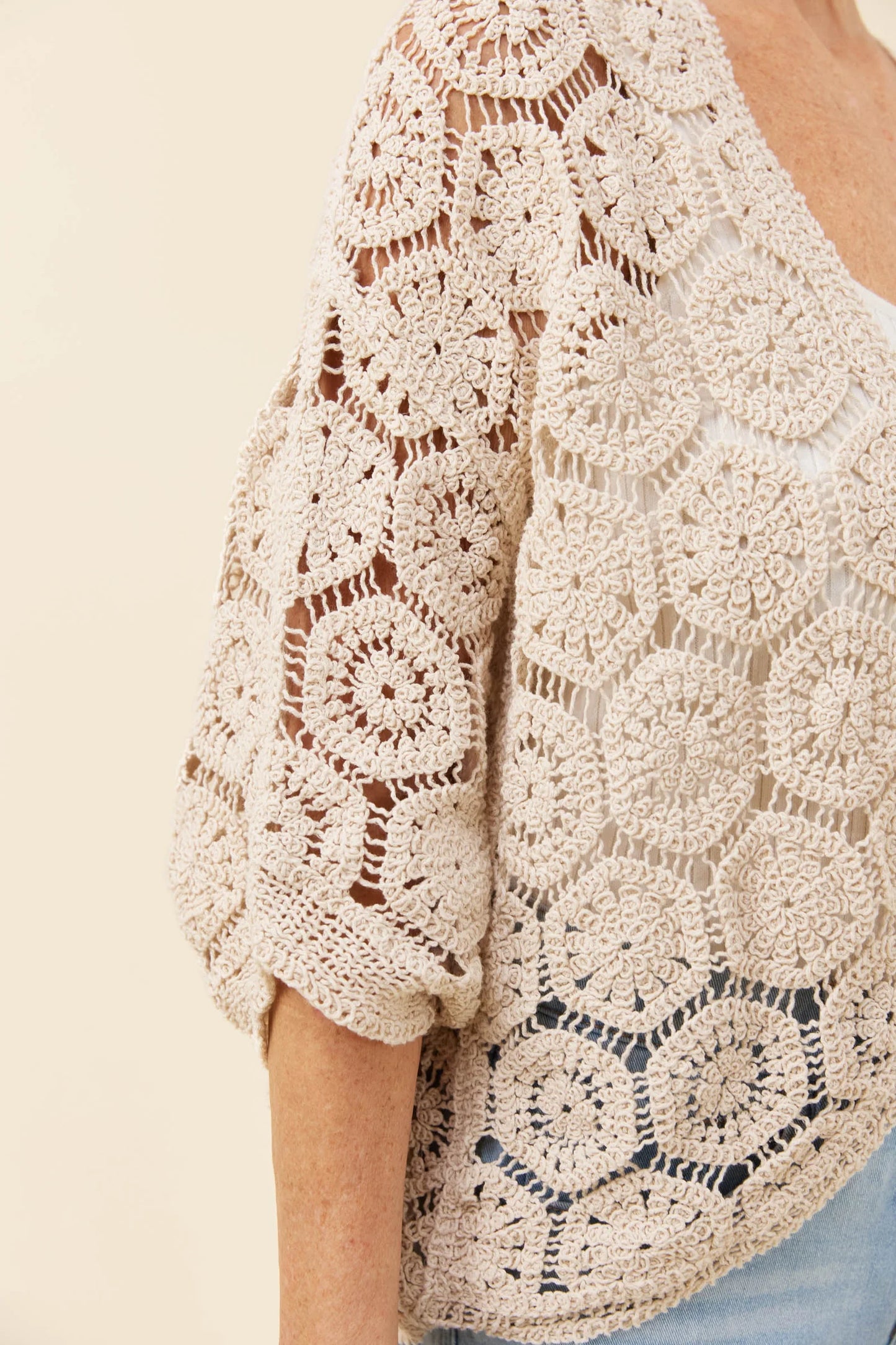 Maggie Crochet Cape by isle of mine - 3 colours available