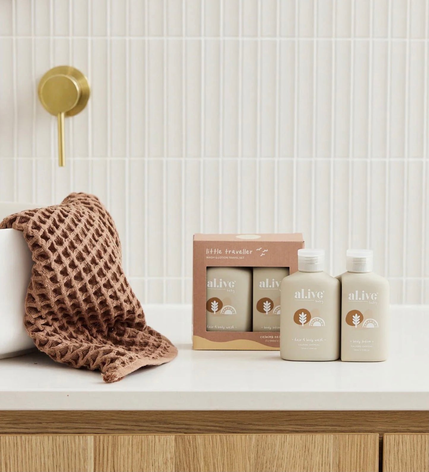 Al.ive Body Little Traveller- Baby Wash & Lotion Set