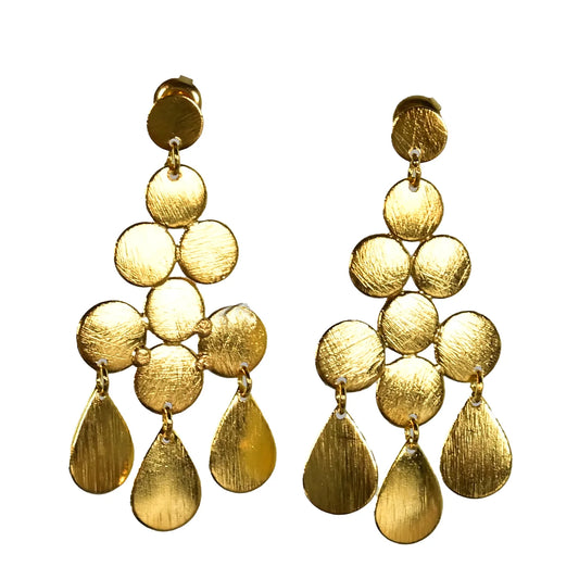 Euro Gold Earrings by Melanie Woods