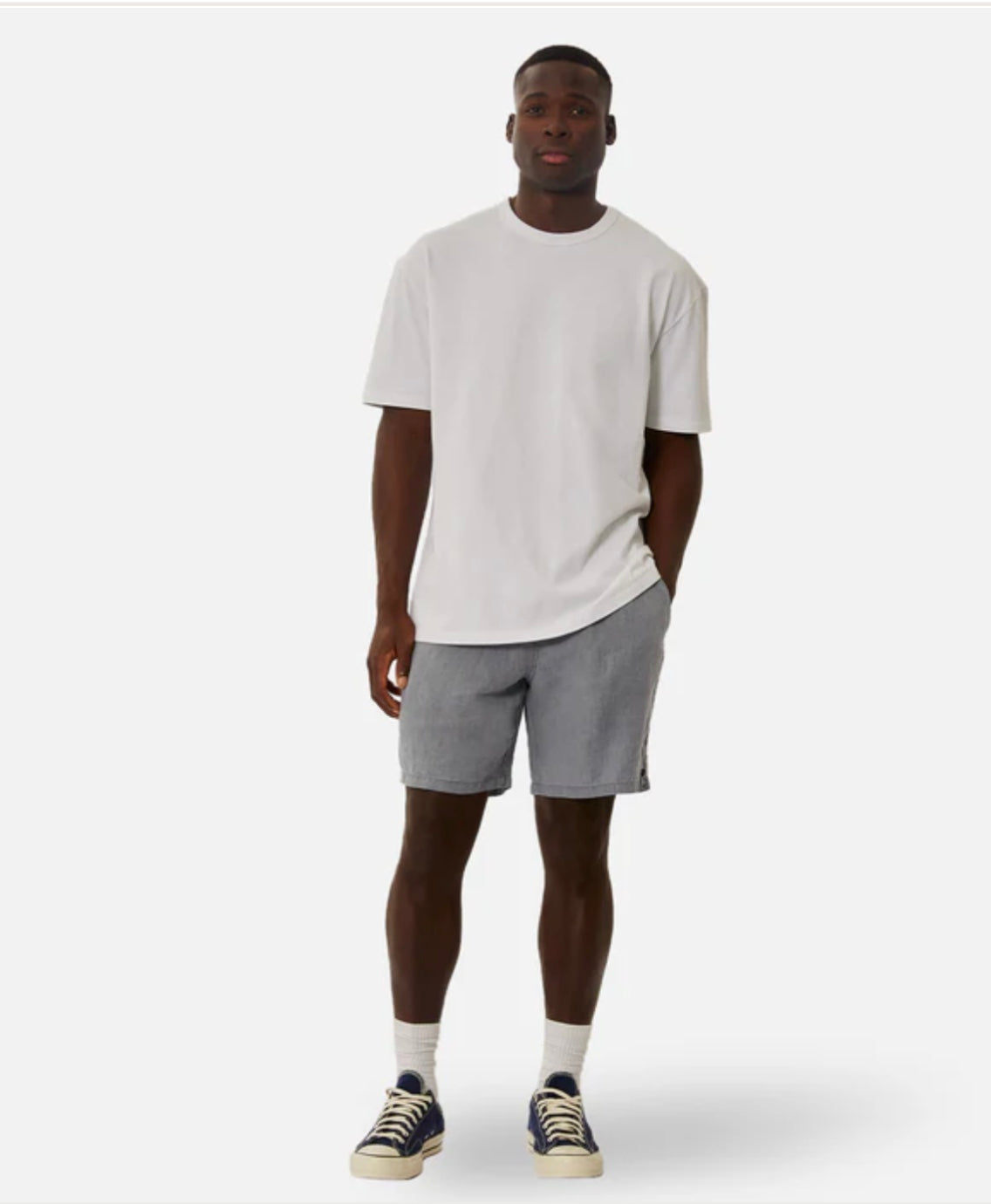 The Marina Linen Short - OD Mid Indigo by Industrie Clothing