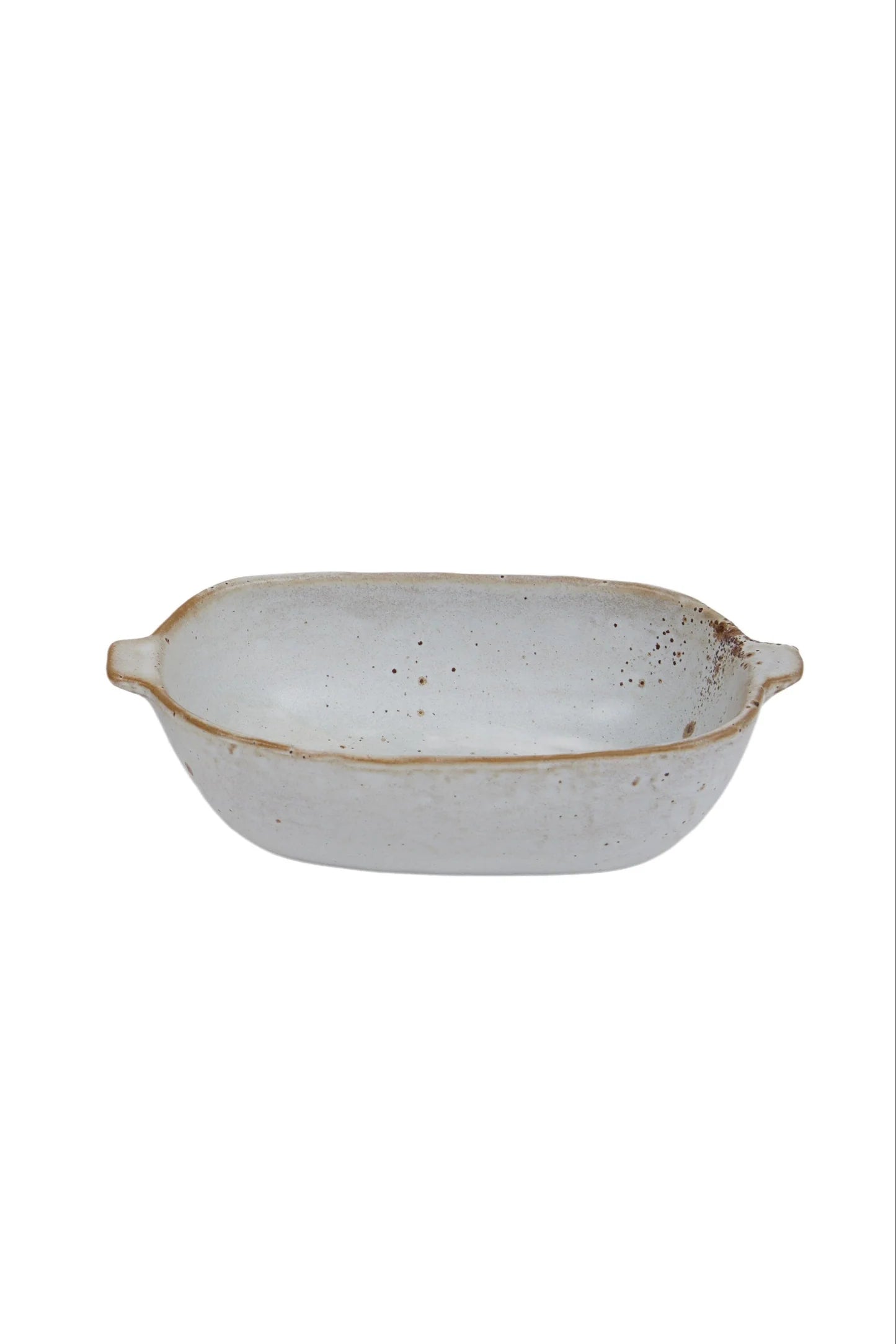Francis Ceramic Dish - White Speck