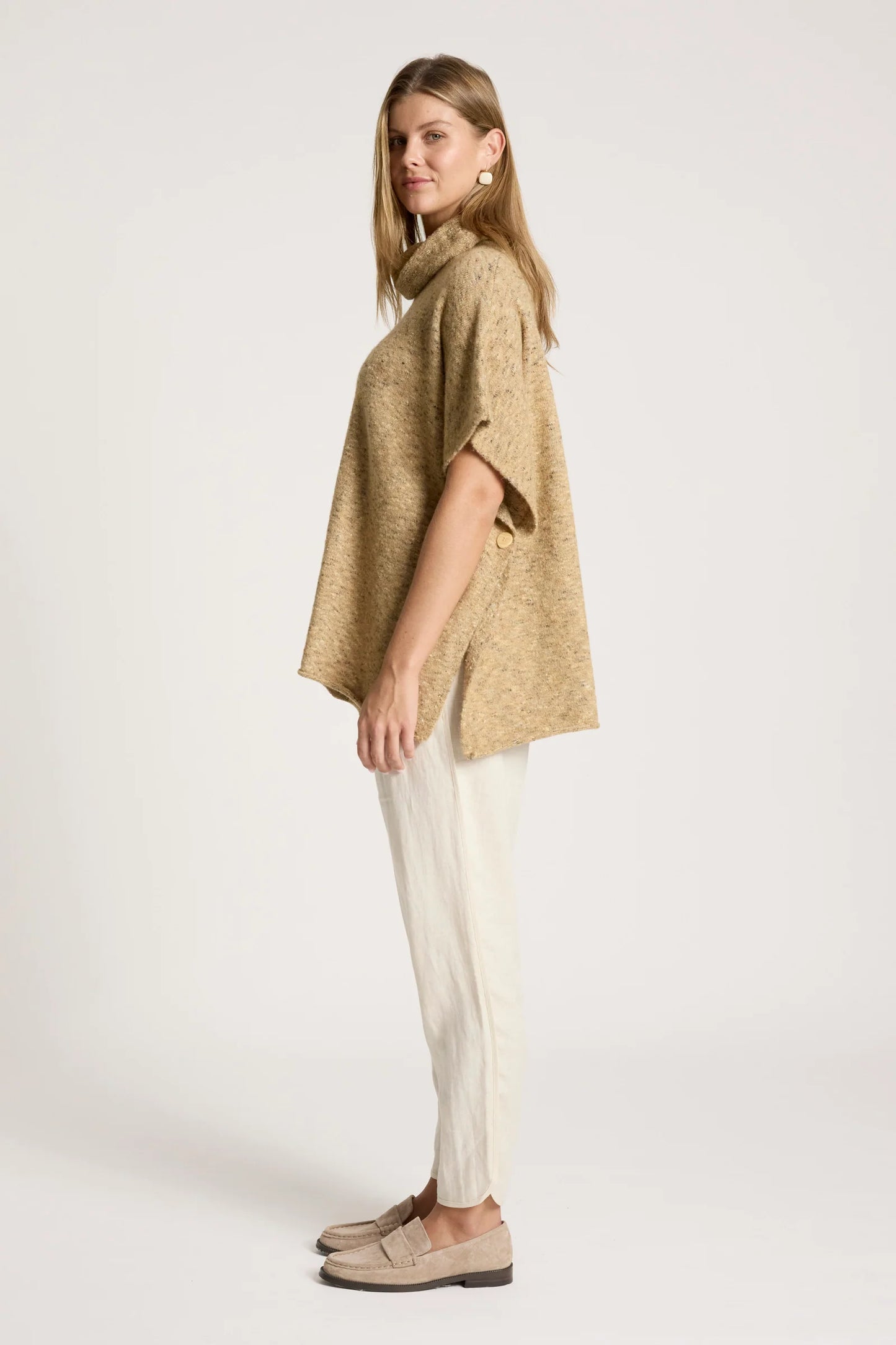 ZARDA PONCHO - MOCHA by Eb&ive