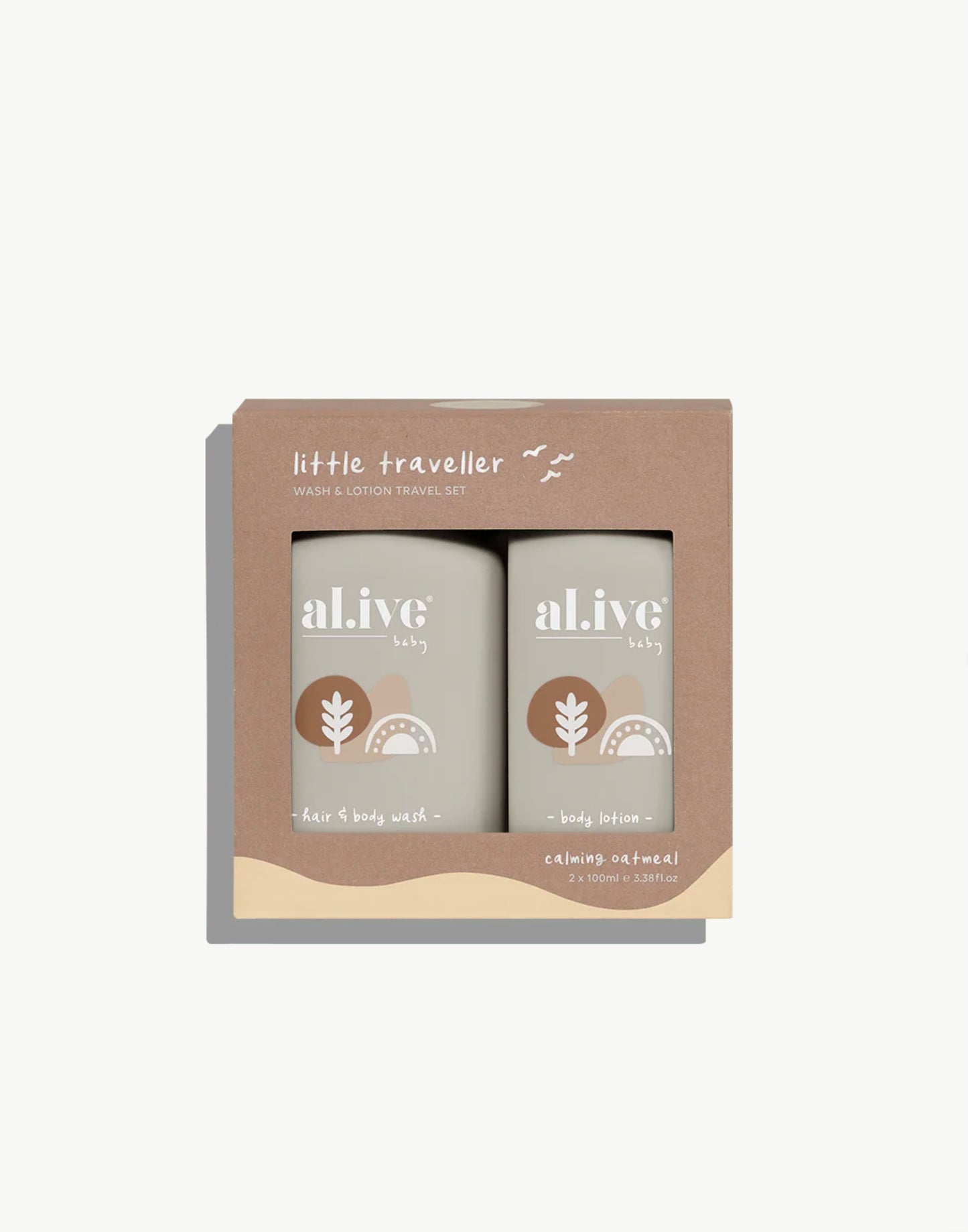 Al.ive Body Little Traveller- Baby Wash & Lotion Set