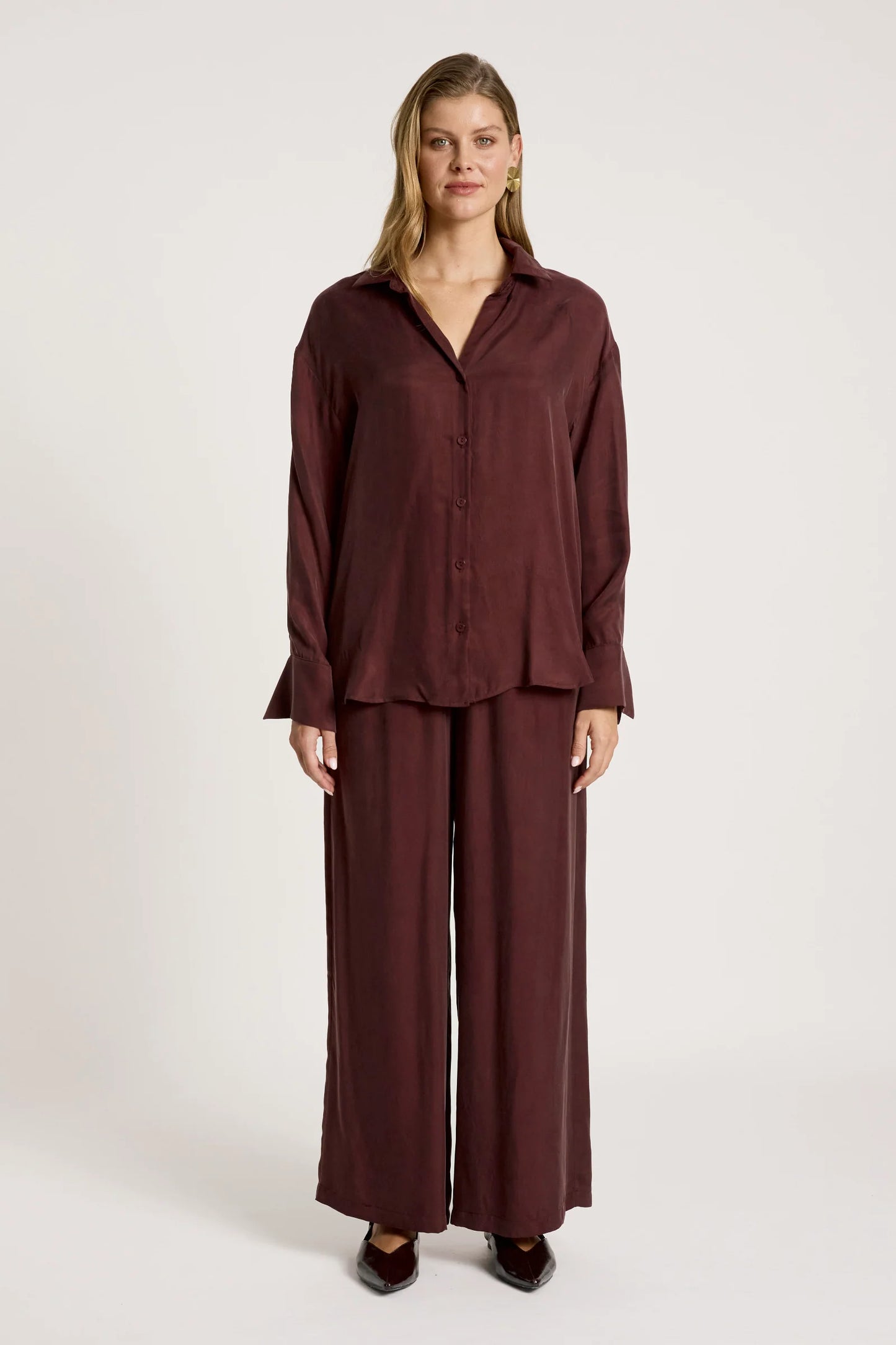 CALISTA SHIRT - MAHOGANY by Eb&ive