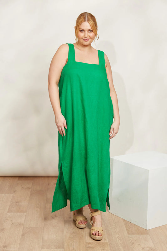 Halcyon Tank Dress by eb&ive - Emerald