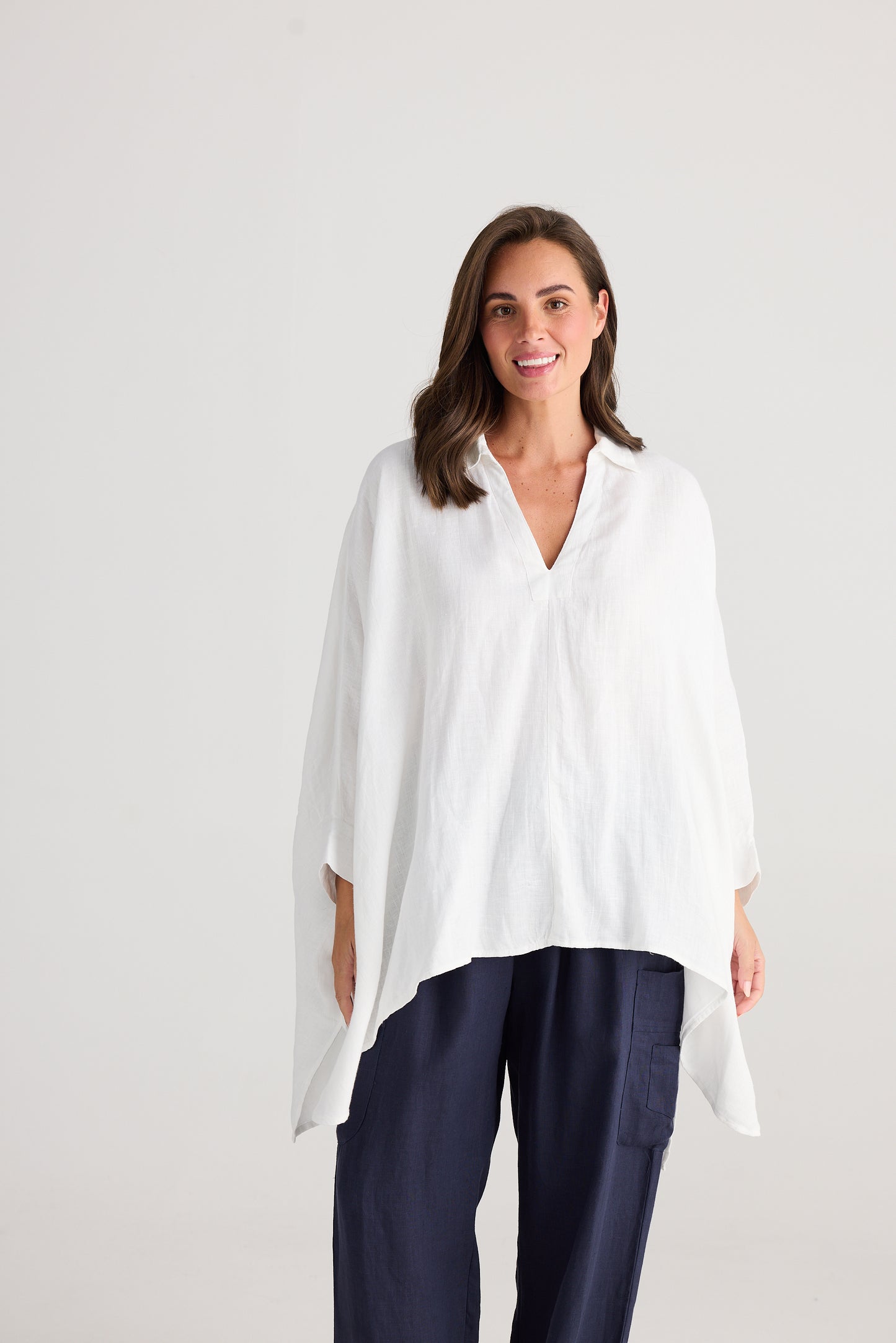 Palma Top by Holiday Trading - White Gauze