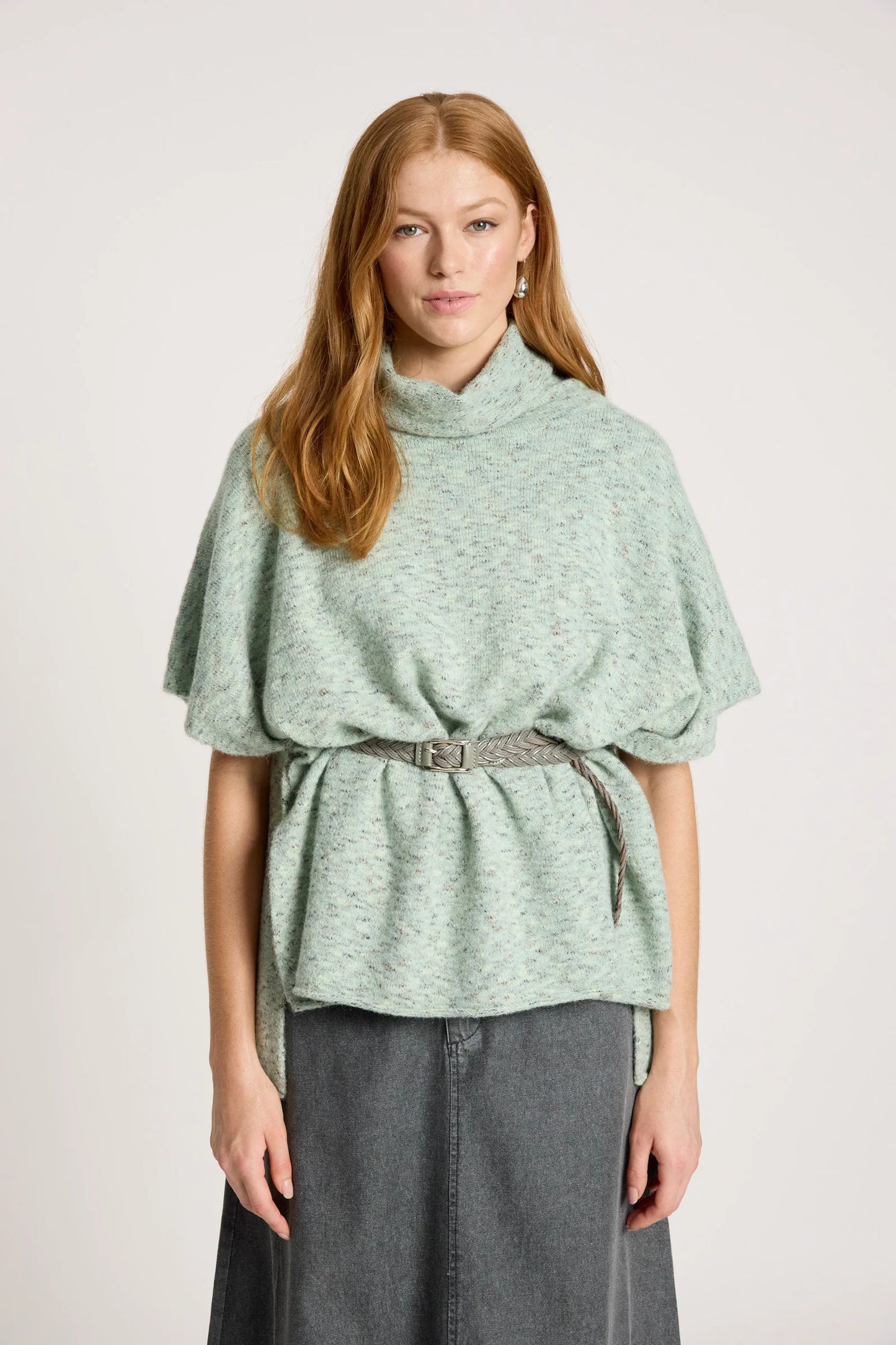 ZARDA PONCHO - SAGE by Eb & Ive