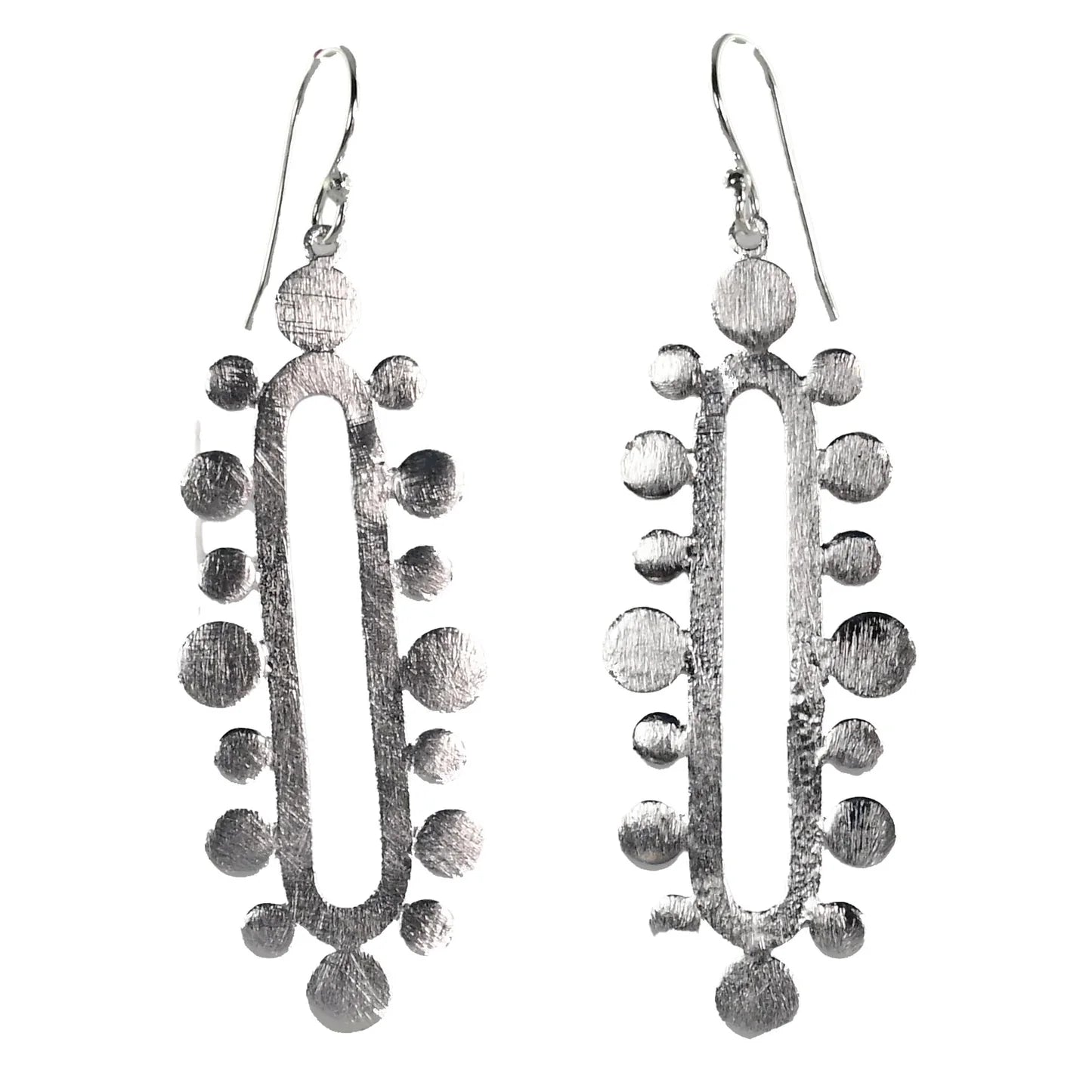 Silver Wash Earrings by Melanie Woods