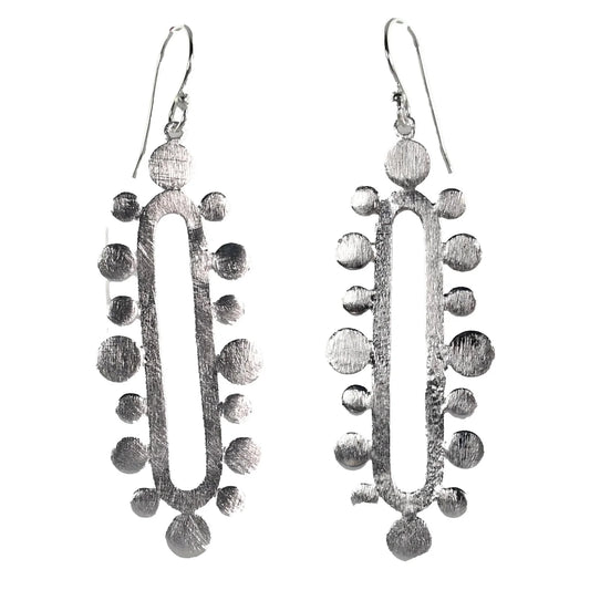 Silver Wash Earrings by Melanie Woods