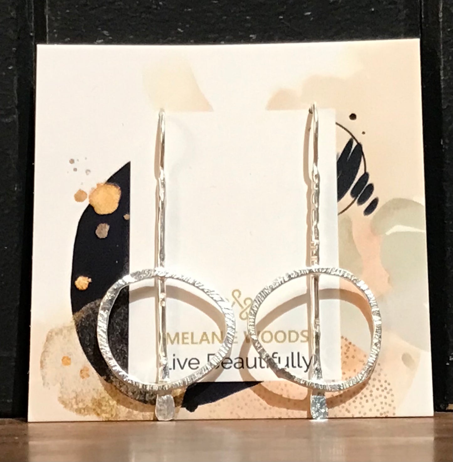 Euro Silver Matisse Hook Earrings by Melanie Woods