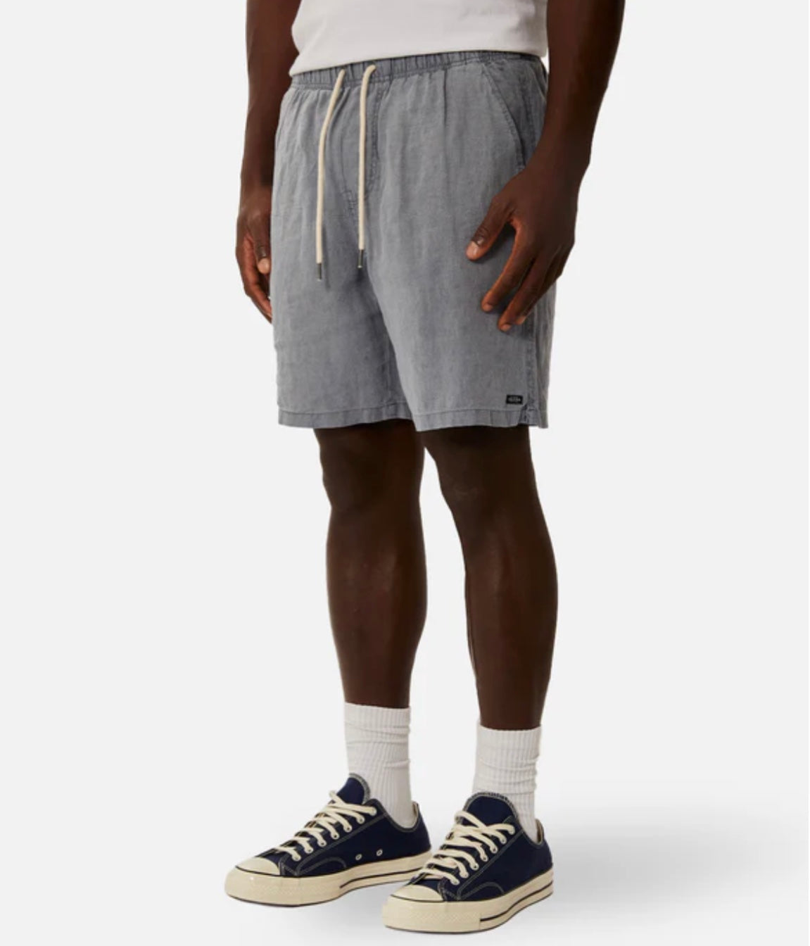 The Marina Linen Short - OD Mid Indigo by Industrie Clothing