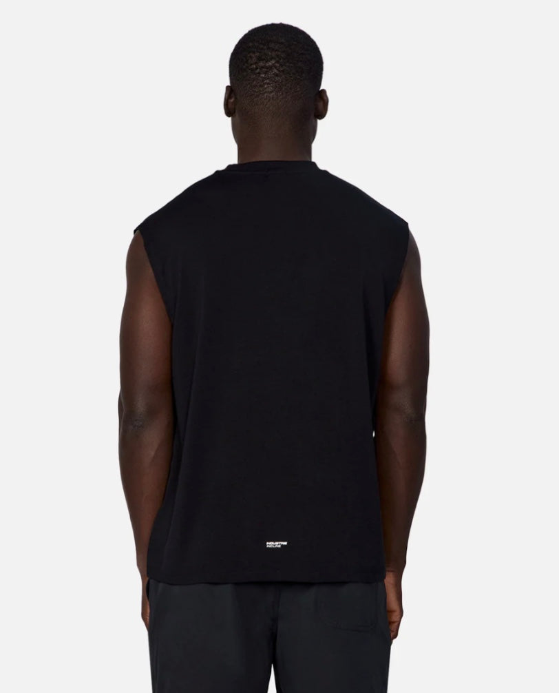 The Freeman Sleeveless Tee - Black by Industrie clothing