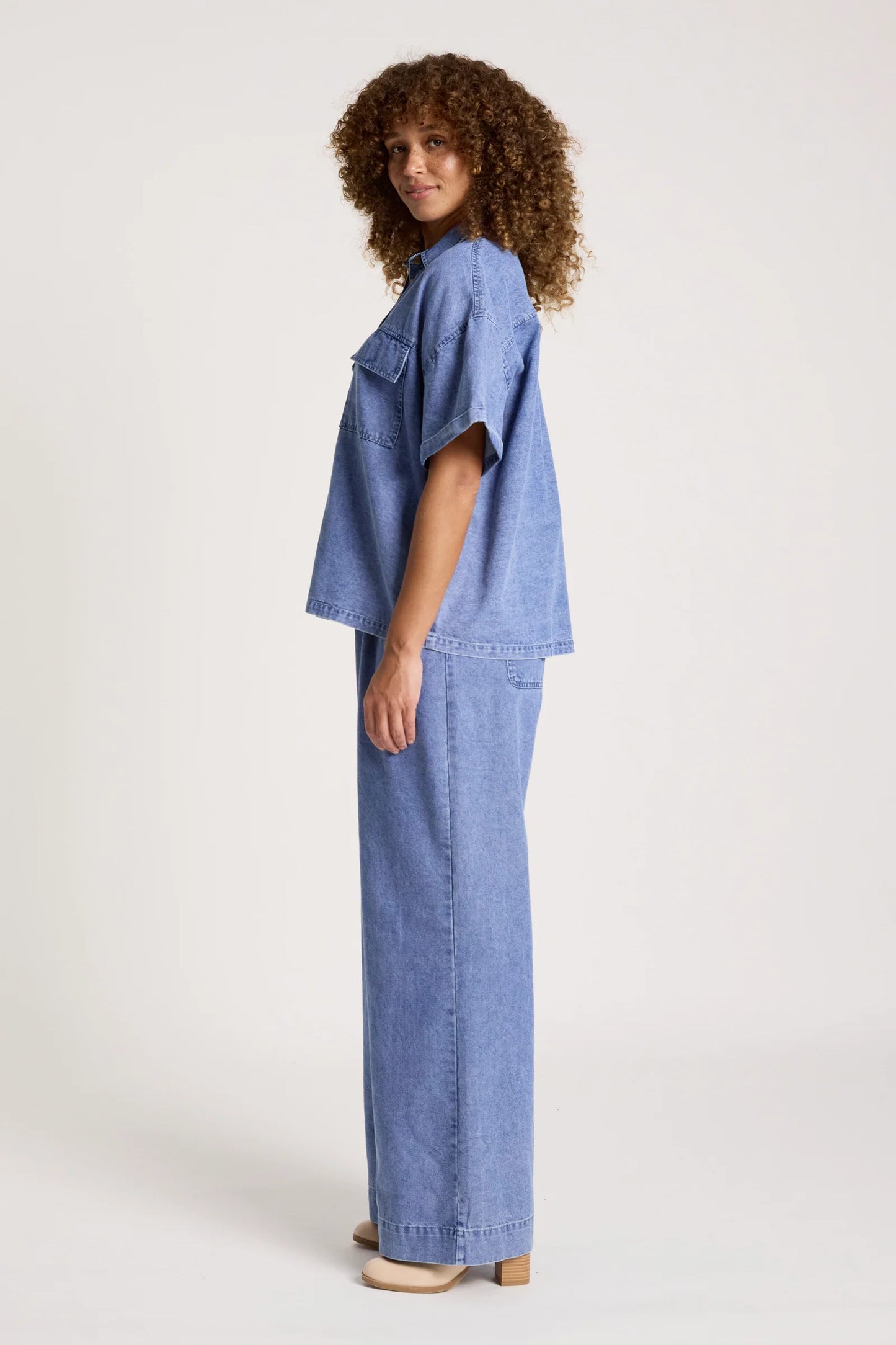 BODHI DENIM SHIRT - DENIM by Eb&ive