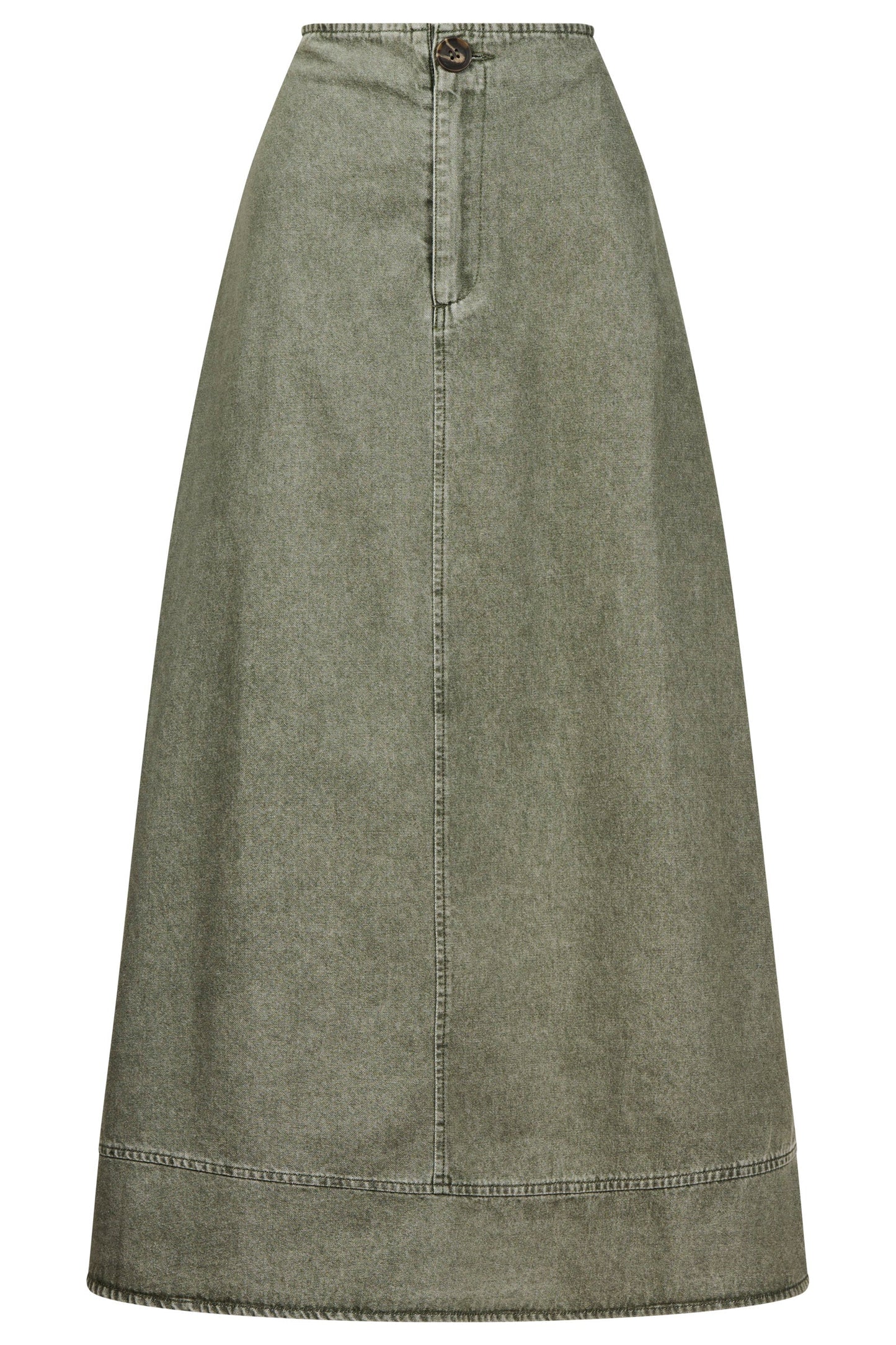 BODHI DENIM SKIRT - OLIVE by Eb&ive