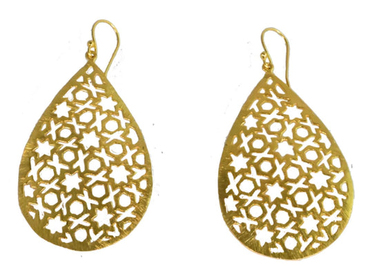 Euro Gold Earrings by Melanie Woods