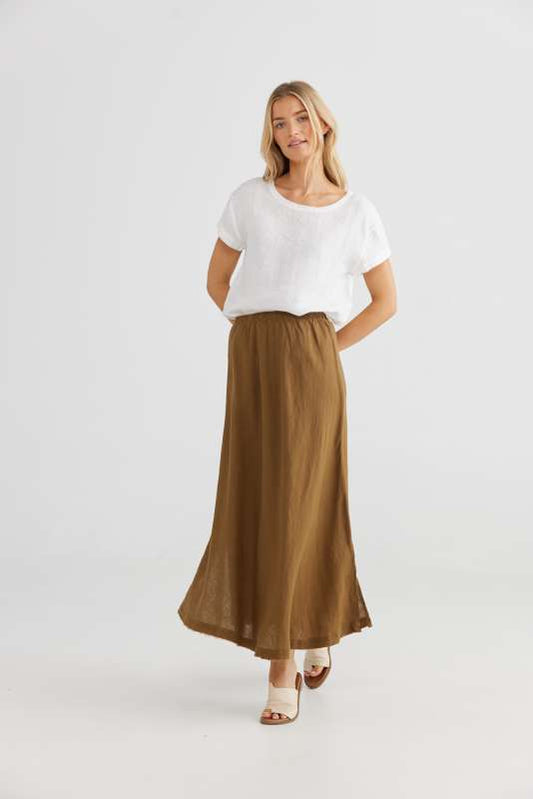 The Shanty Siciliy Skirt - Basil