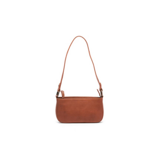 Rugged Hide Leather Bag- Cecile Tan
