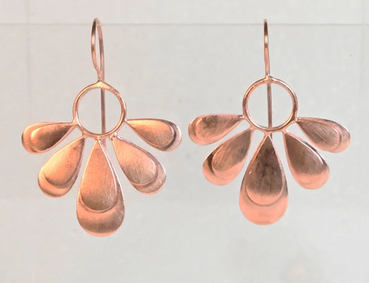Euro Rose Gold Earrings by Melanie Woods