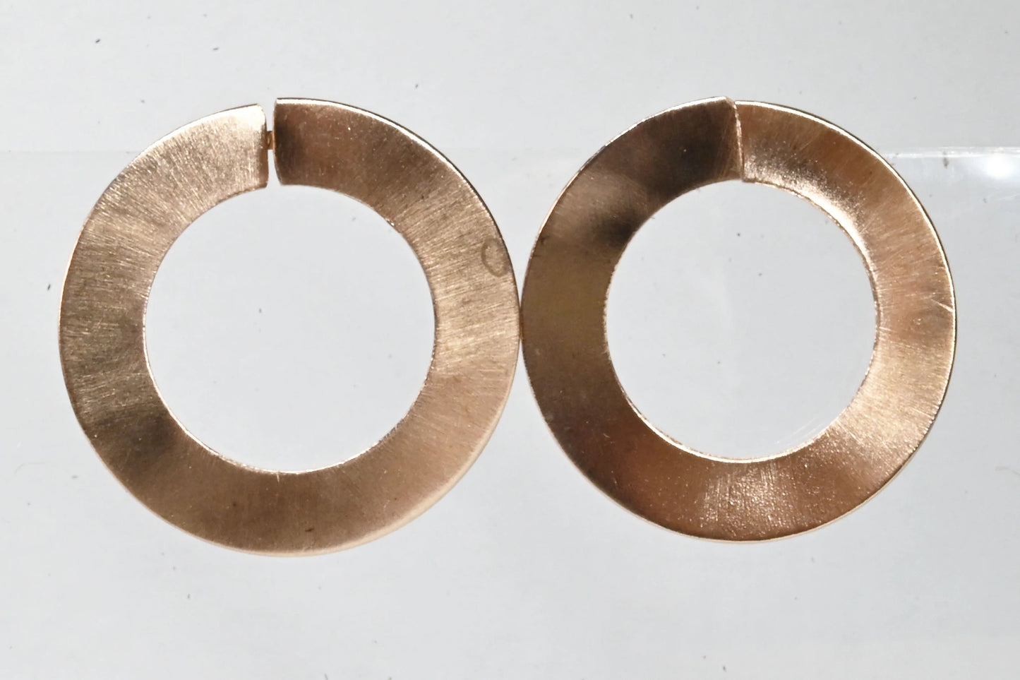 Euro Rose Gold Earrings by Melanie Woods