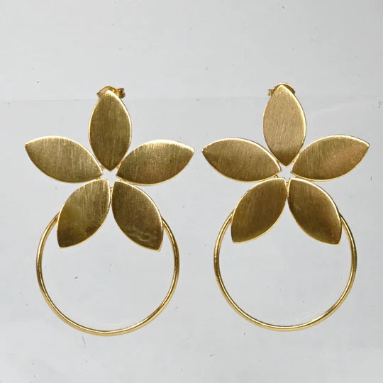 Euro Gold Earrings by Melanie Woods