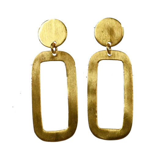 Euro Gold Earrings by Melanie Woods