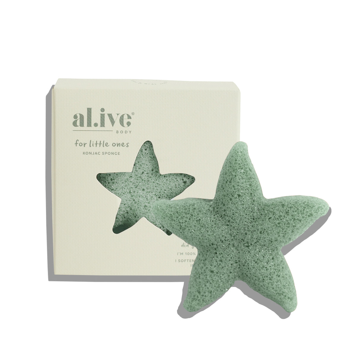 Alive Body Baby Conjac Sponge Green