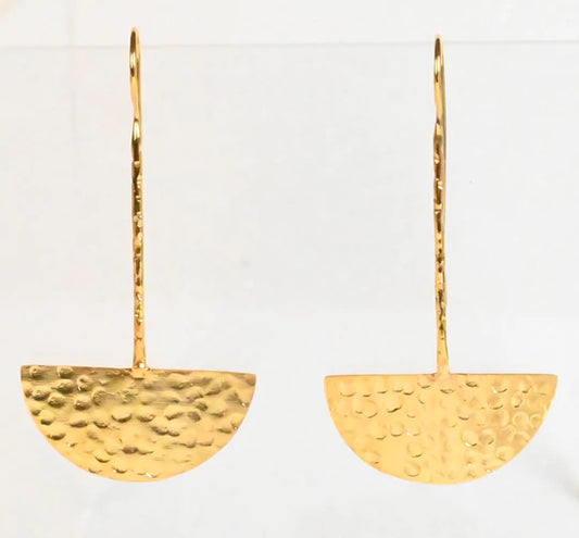 Euro Gold Earrings by Melanie Woods