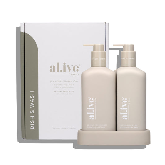 Alive Body Kitchen Duo Handwash & Dishwashing Liquid+ Tray