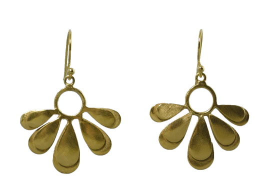 Euro Gold Earrings by Melanie Woods